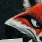 Preview: French Terry Fox Devils Wild Panel by Thorsten Berger